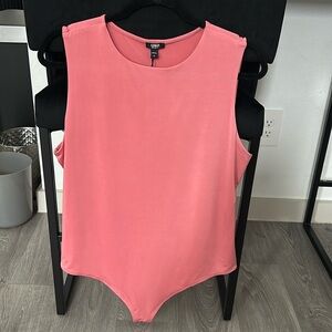 Pink/Melon bodysuit tank Express